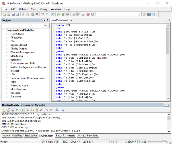 JP Software CMDebug(编程处理调试器)v28.00.12 免费版