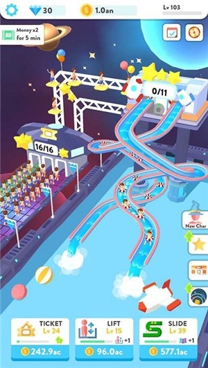 Idle Water Slide(放置水上滑行)v1.7.3 最新版