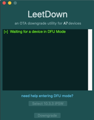 LeetDown降级工具v2.0 最新版