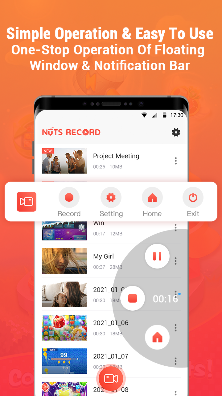Nuts录屏v1.0.7 官方版