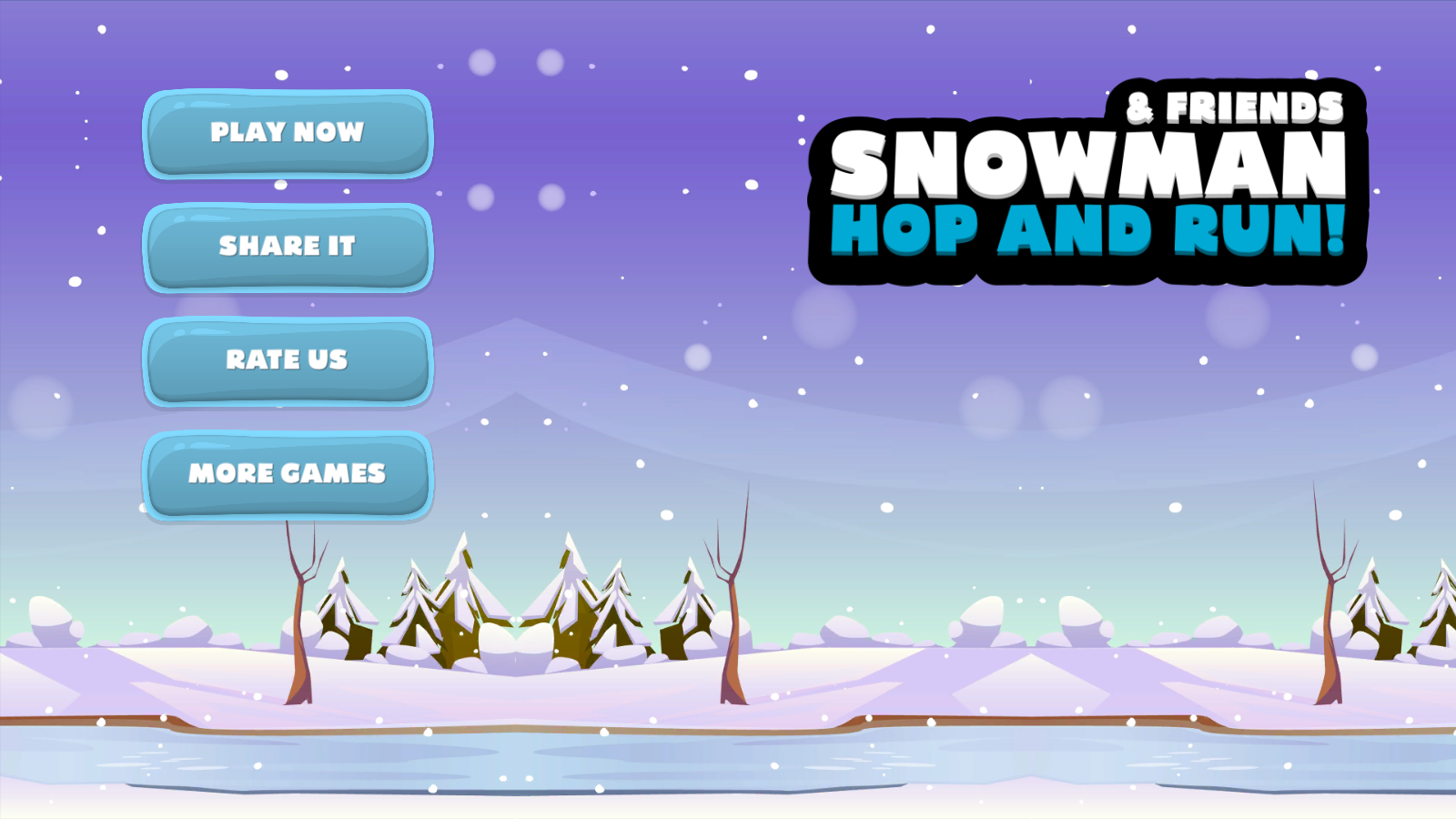 Snowman Hop Run(雪人疯狂跑酷)v1.0 安卓版