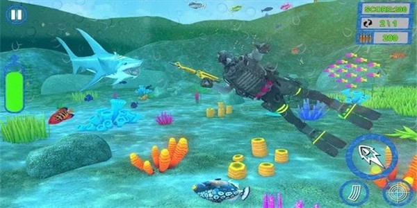 Underwater Shooting World(水下射击世界猎鱼人免费游戏)v1.0 安卓版