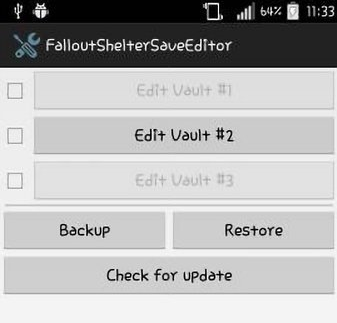 辐射避难所存档编辑器手机版(FalloutShelterSaveEditor)