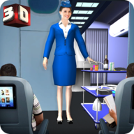 机场空中小姐模拟Sky Girl Flight Attendant Virtualv1.0 安卓版