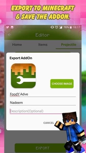 ҵģ(Addon Creator for Minecraft PE)v1.1 ׿