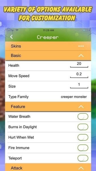 ҵģ(Addon Creator for Minecraft PE)v1.1 ׿