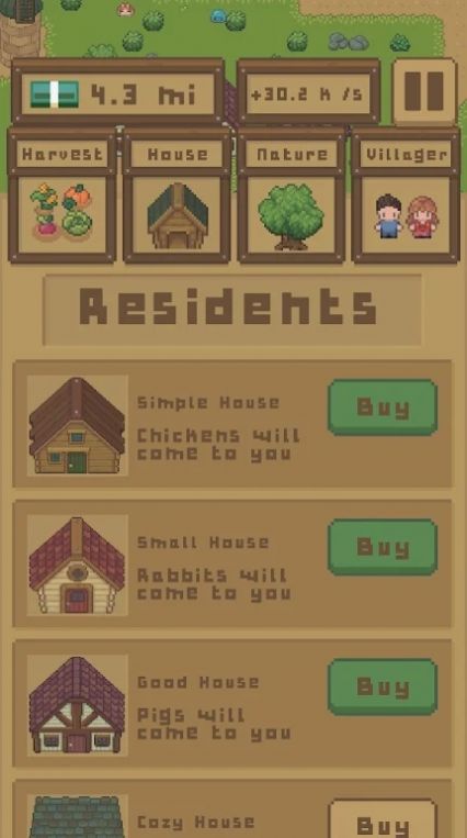 闲置乡村响片农场Iddle Village Clickerv0.4 中文版