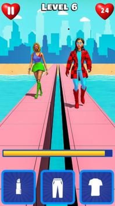 走秀美女时尚赛跑3D(Catwalk Beauty Race 3D)v1.5 安卓版