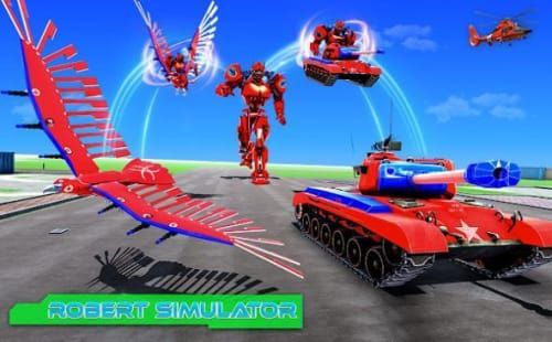 鹰机器人飞行模拟(Eagle Robot Flying sim)v1.0 安卓版