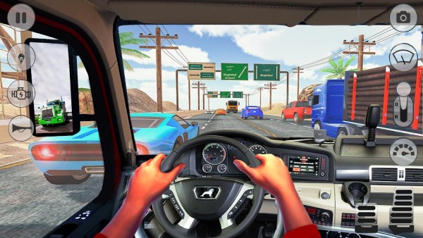 ڿʻIn Truck Driving Highway Race Simulatorv4.5 ׿