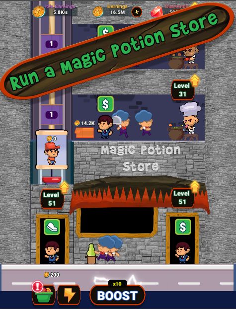 ħҩİ(Idle Magic Potions)v1.1 ׿