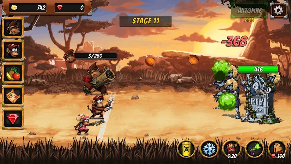 Գսʬ(Apes vs. Zombies)v0.0.14 ׿