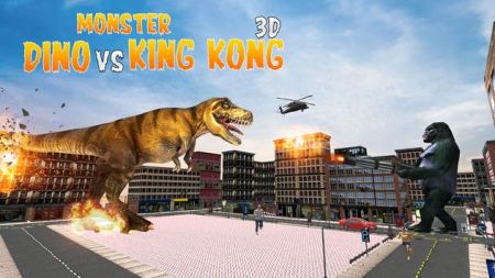 大猩猩粉碎城市King Kong Gorilla Dino Gamesv1.0.5 安卓版