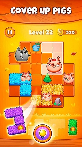 猪与狼方块拼图(Pigs and Wolf)v1.0.0.1 安卓版