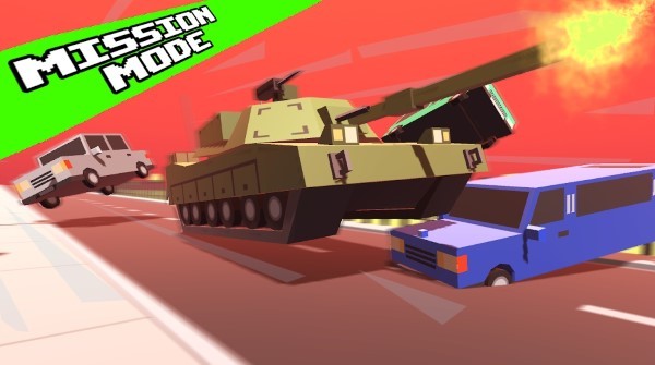 疯狂之路坦克横冲直撞（Crazy Road: Tank Rampage）v0.1 中文版