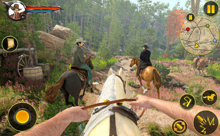 牛仔骑马仿真游戏(Cowboy Horse Riding Simulation)