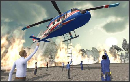 直升机救援游戏中文版Helicopter Hill Rescuev2.5 安卓版