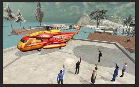 直升机救援游戏中文版Helicopter Hill Rescuev2.5 安卓版