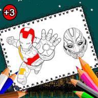 ӢɫʣSuperhero Coloringv1.1 ׿