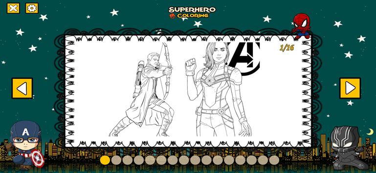 ӢɫʣSuperhero Coloringv1.1 ׿