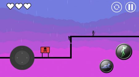 火柴人跑酷勇者Stickman Parkour Platform 2v2.0 安卓版