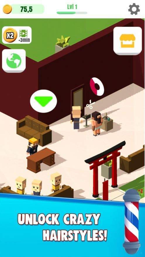 理发店大亨Barbershop(Unity)v1.1 安卓版