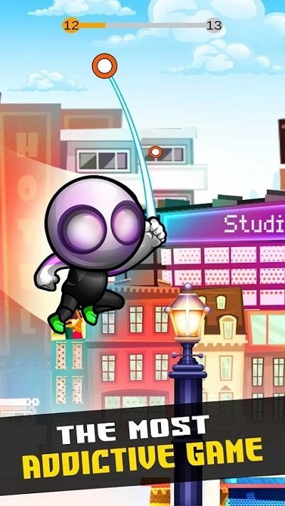 超级火柴人城市探险(Super Stickman Hero)v1.4.9 安卓版