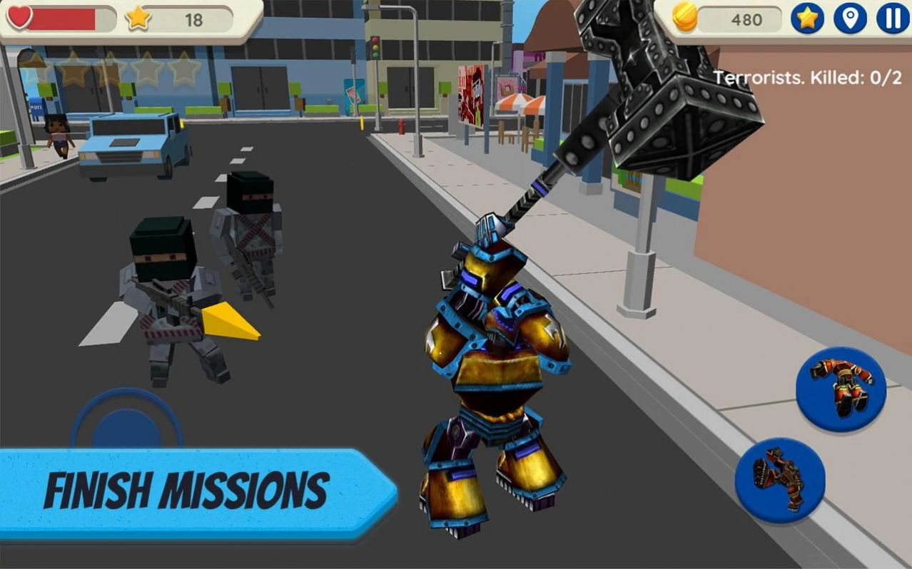 ˳(Robot Hero: City Simulator 3D)v1.039 ׿