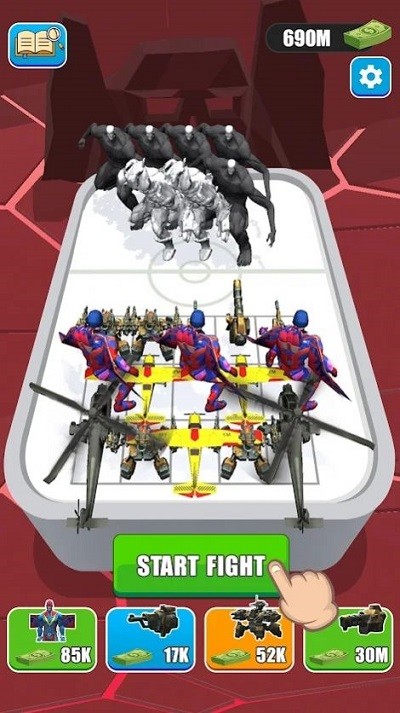 超级英雄合并大战(Merge Superheroes Fusion Battle)v1.6 安卓版