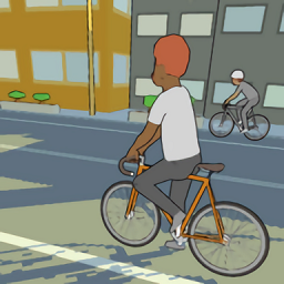 火柴人小巷自行车(Stickman Alley Bike)v1.0.0 安卓版