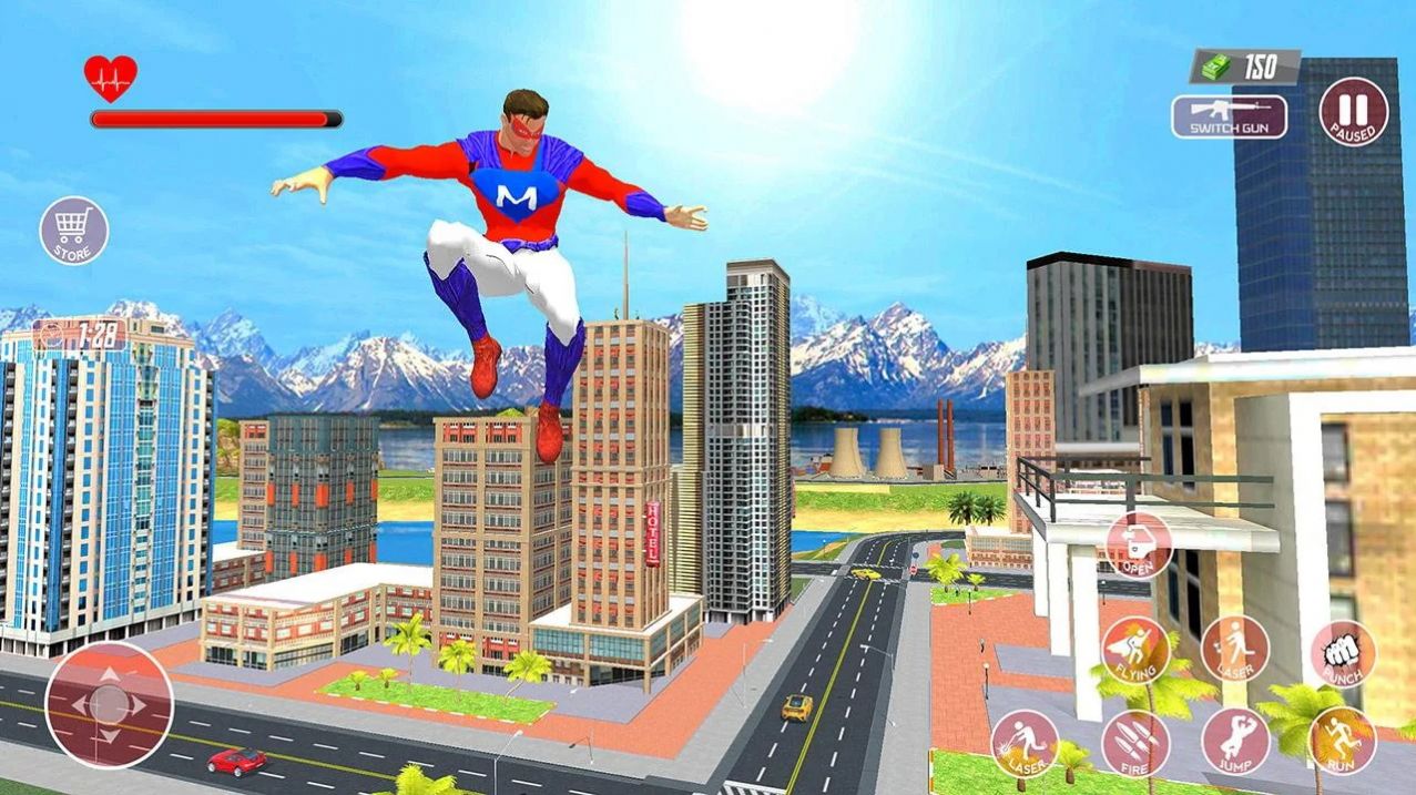 超级英雄城市飞翔(Super-Hero Flying Simulator 3D)v6 安卓版