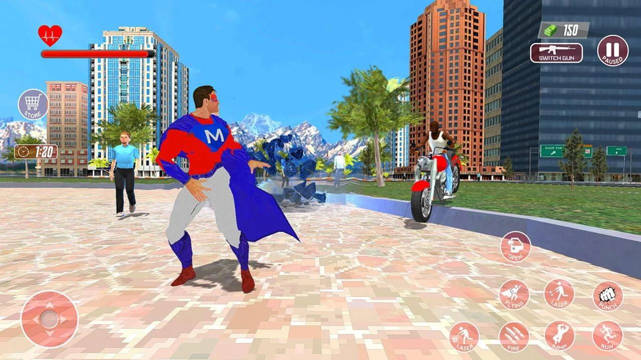 超级英雄城市飞翔(Super-Hero Flying Simulator 3D)v6 安卓版