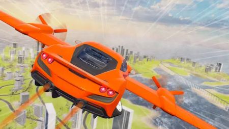 真正的运动飞行汽车3d(Real Sports.Flying Car 3d)v1.1 安卓版