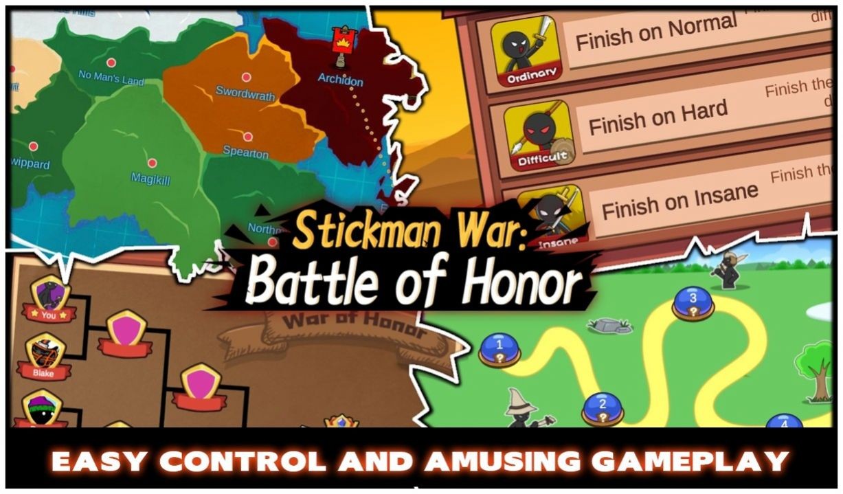 火柴人战争荣誉之战Stickman War: Battle of Honorv1.0.6 中文版