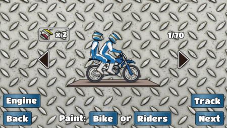 鬼火摩托车翘头游戏(Wheelie Challenge)v1.66 安卓版