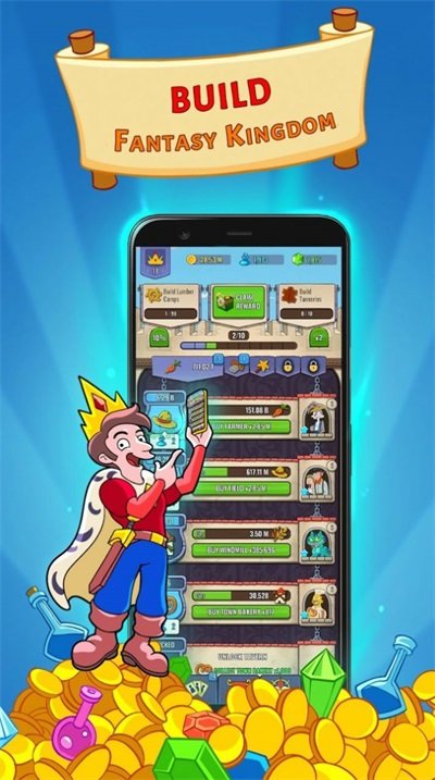 奇葩国王的奇幻历险(Hustle Kingdom: Idle Clicker)v0.9.290 安卓版