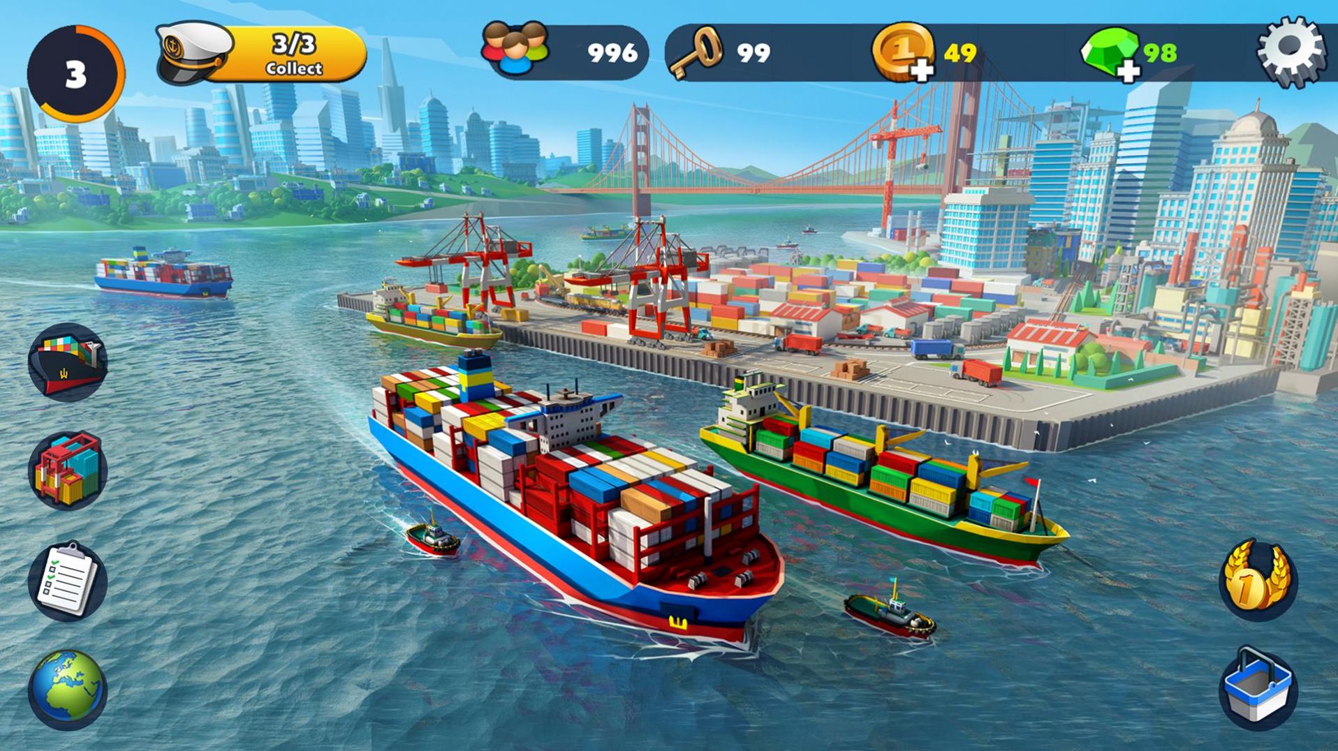 港口城市模拟器Port City Ship Tycoonv1.13.0 最新版