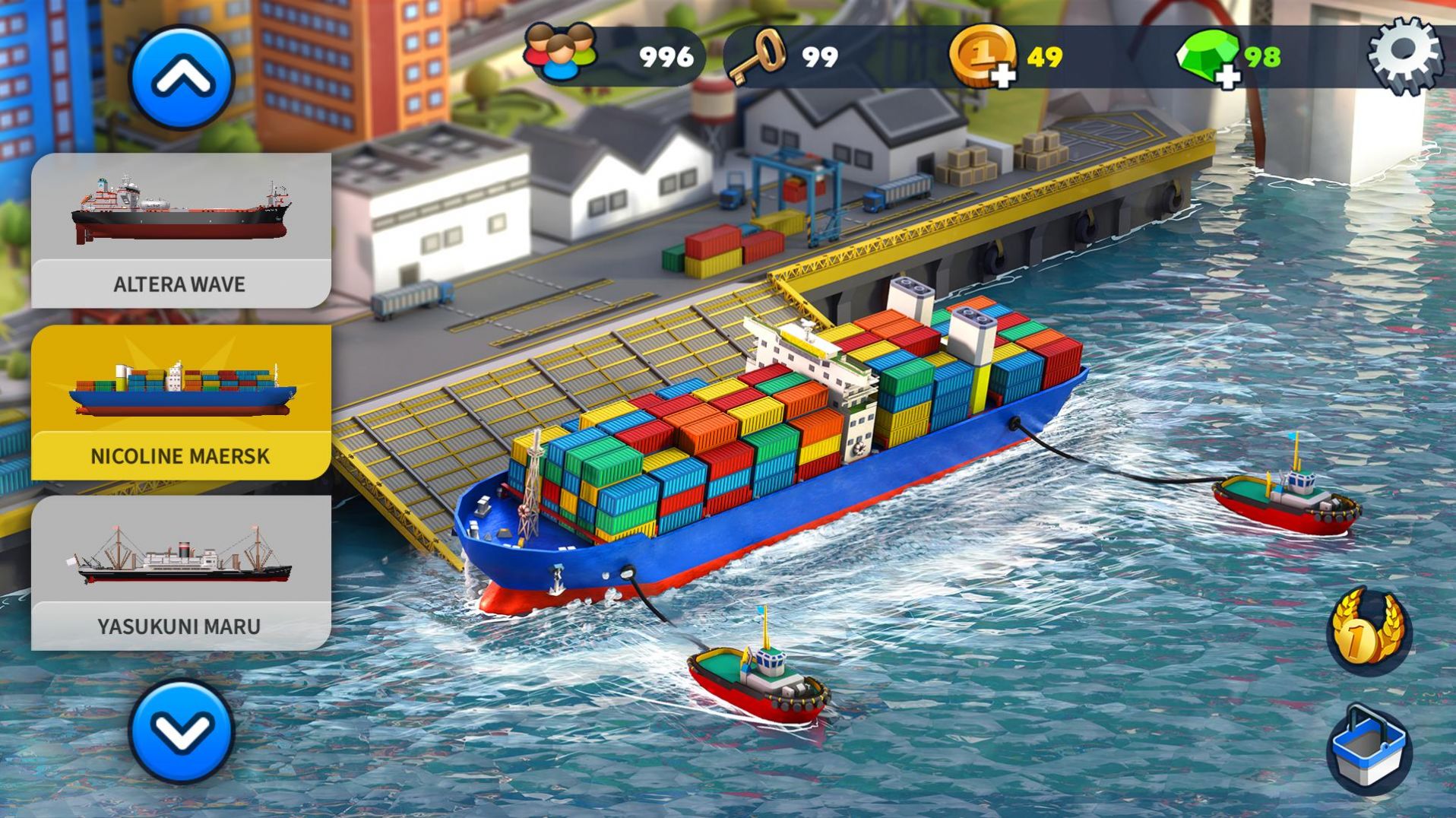 港口城市模拟器Port City Ship Tycoonv1.13.0 最新版