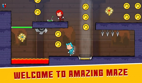 Red and Blue Stick Escapev0.3 İ