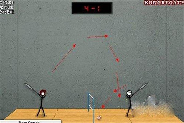 变成羽毛球选手Stickman Badmintonv1.0.8 中文版