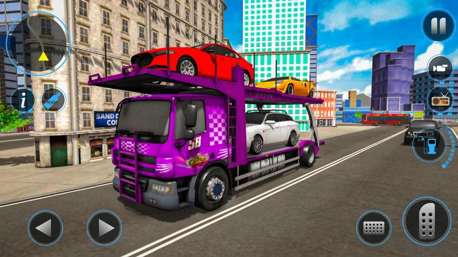 ʻģMega Transporter Truck Gamesv2.0.0 °