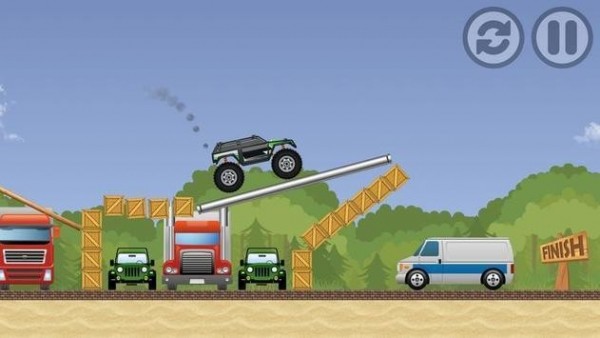 老式怪物卡车驾驶Monster Truck Xtreme Offroad Gamev1.75 安卓版