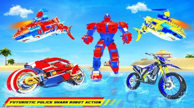 ˱г(Shark Robot Transform Bike)v51 ׿