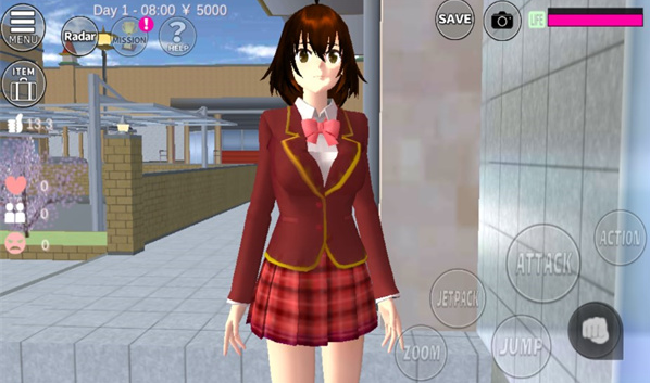 sakurablue20英文版敞篷车更新新动作(SAKURA SchoolSimulator)