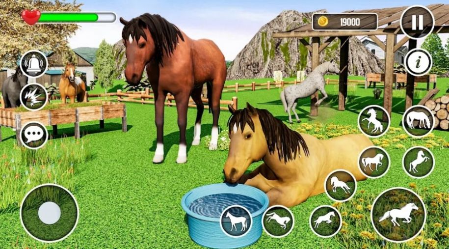 虚拟野马动物模拟器(Wild Horse Family Life Game)v1.1 安卓版