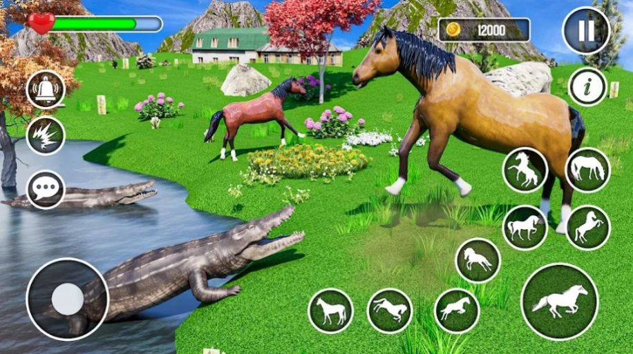 虚拟野马动物模拟器(Wild Horse Family Life Game)v1.1 安卓版