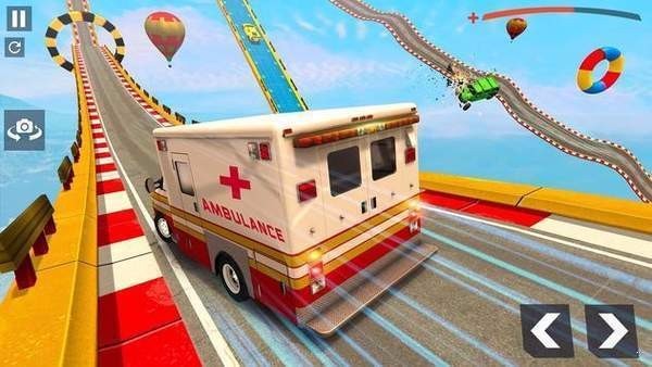 µȻؼMega Ramp Ambulance Car Stunts Gamev1.8 ׿