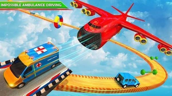 µȻؼMega Ramp Ambulance Car Stunts Gamev1.8 ׿