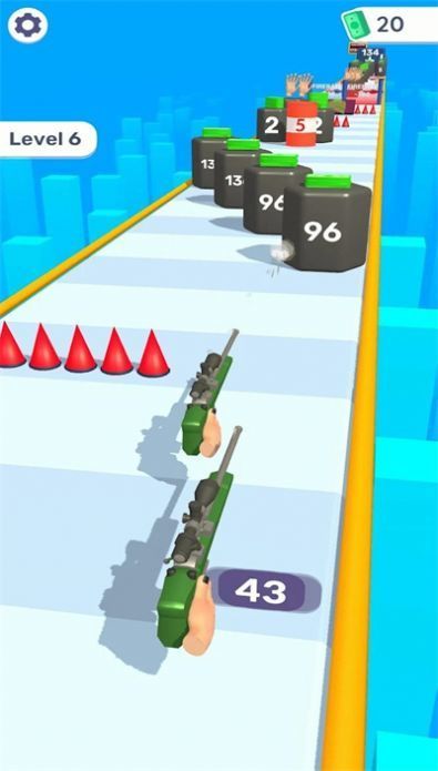 手枪战跑(Hand Gun Run)v1.0.0 最新版