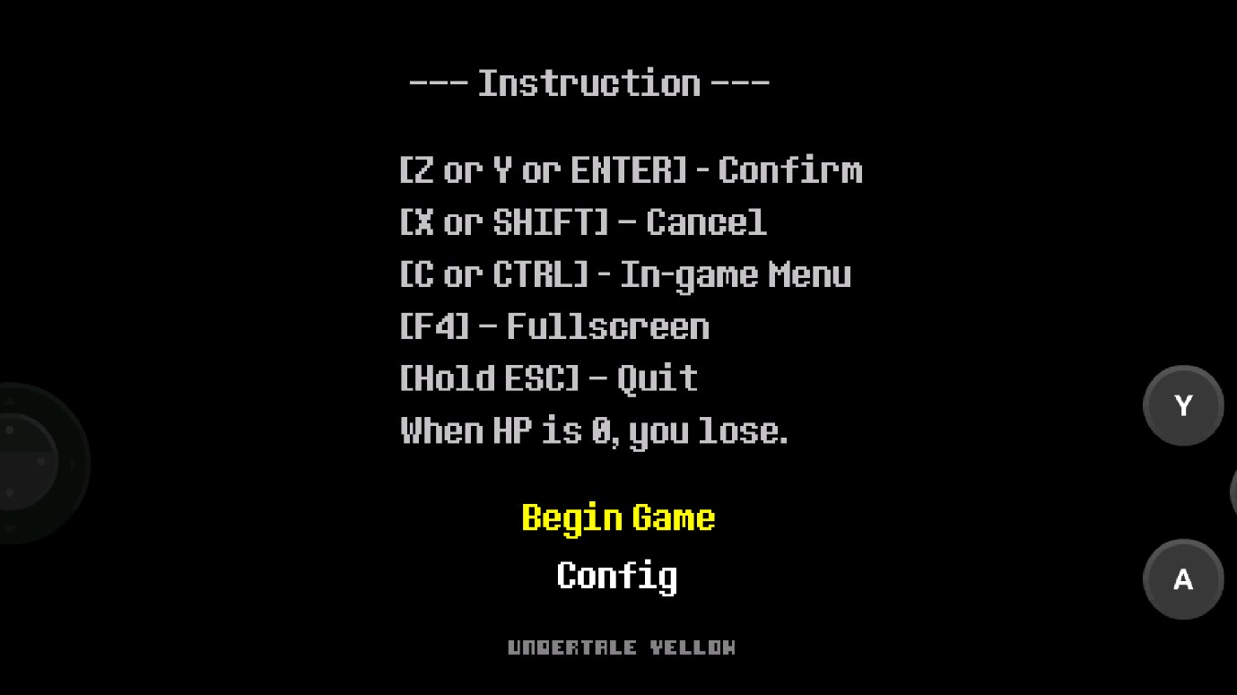 ˵֮»ƻ(Undertale Yellow)v1.0.0 ׿